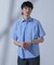 「N SHIRTS」AntiSoaked(R)汗染み防止セミワイドカラーシャツ半袖