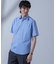 「N SHIRTS」AntiSoaked(R)汗染み防止セミワイドカラーシャツ半袖