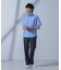 「N SHIRTS」AntiSoaked(R)汗染み防止セミワイドカラーシャツ半袖