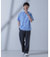 「N SHIRTS」AntiSoaked(R)汗染み防止セミワイドカラーシャツ半袖