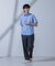 「N SHIRTS」AntiSoaked(R)汗染み防止セミワイドカラーシャツ半袖