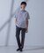 「N SHIRTS」AntiSoaked(R)汗染み防止セミワイドカラーシャツ半袖