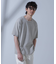 Anti Soaked(R)  汗染み防止 ピンボーダークルーネックTシャツ