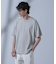 Anti Soaked(R)  汗染み防止 ピンボーダークルーネックTシャツ