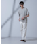 Anti Soaked(R)  汗染み防止 ピンボーダークルーネックTシャツ