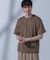 Anti Soaked(R)  汗染み防止 ピンボーダークルーネックTシャツ
