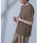Anti Soaked(R)  汗染み防止 ピンボーダークルーネックTシャツ
