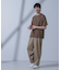 Anti Soaked(R)  汗染み防止 ピンボーダークルーネックTシャツ