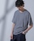Anti Soaked(R)  汗染み防止 ピンボーダークルーネックTシャツ