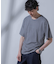 Anti Soaked(R)  汗染み防止 ピンボーダークルーネックTシャツ