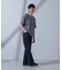 Anti Soaked(R)  汗染み防止 ピンボーダークルーネックTシャツ