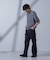 Anti Soaked(R)  汗染み防止 ピンボーダークルーネックTシャツ