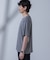 Anti Soaked(R)  汗染み防止 ピンボーダークルーネックTシャツ
