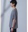 Anti Soaked(R)  汗染み防止 ピンボーダークルーネックTシャツ