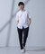 「N SHIRTS」AntiSoaked(R)汗染み防止ホリゾンタルカラーシャツ半袖