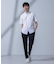 「N SHIRTS」AntiSoaked(R)汗染み防止ホリゾンタルカラーシャツ半袖