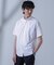 「N SHIRTS」AntiSoaked(R)汗染み防止ホリゾンタルカラーシャツ半袖