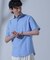 「N SHIRTS」AntiSoaked(R)汗染み防止ホリゾンタルカラーシャツ半袖