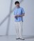 「N SHIRTS」AntiSoaked(R)汗染み防止ホリゾンタルカラーシャツ半袖