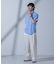 「N SHIRTS」AntiSoaked(R)汗染み防止ホリゾンタルカラーシャツ半袖