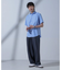 「N SHIRTS」AntiSoaked(R)汗染み防止ホリゾンタルカラーシャツ半袖