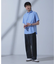 「N SHIRTS」AntiSoaked(R)汗染み防止ホリゾンタルカラーシャツ半袖