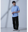 「N SHIRTS」AntiSoaked(R)汗染み防止ホリゾンタルカラーシャツ半袖
