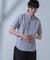 「N SHIRTS」AntiSoaked(R)汗染み防止ホリゾンタルカラーシャツ半袖