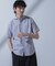 「N SHIRTS」AntiSoaked(R)汗染み防止ホリゾンタルカラーシャツ半袖