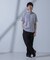 「N SHIRTS」AntiSoaked(R)汗染み防止ホリゾンタルカラーシャツ半袖