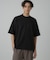 シルケットポンチワイドモックネックTシャツ