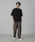 シルケットポンチワイドモックネックTシャツ