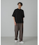シルケットポンチワイドモックネックTシャツ
