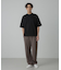 シルケットポンチワイドモックネックTシャツ