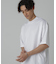 シルケットポンチワイドモックネックTシャツ