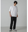 シルケットポンチワイドモックネックTシャツ