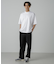 シルケットポンチワイドモックネックTシャツ