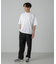 シルケットポンチワイドモックネックTシャツ