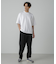 シルケットポンチワイドモックネックTシャツ