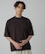 シルケットポンチワイドモックネックTシャツ