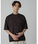 シルケットポンチワイドモックネックTシャツ