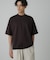 シルケットポンチワイドモックネックTシャツ
