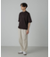 シルケットポンチワイドモックネックTシャツ