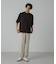 シルケットポンチワイドモックネックTシャツ