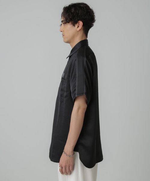 NEEDLES／別注 S／S Work Shirt Poly Sateen