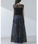 RITA ROW／Crochet straight long dress