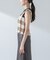 RITA ROW／Checkered smocked body top
