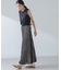 RITA ROW／Crochet straight long skirt