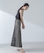 RITA ROW／Crochet straight long skirt