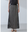 RITA ROW／Crochet straight long skirt
